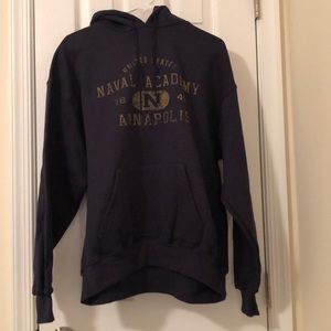 Jansport US Naval Academy Hooded Sweatshirt Size M